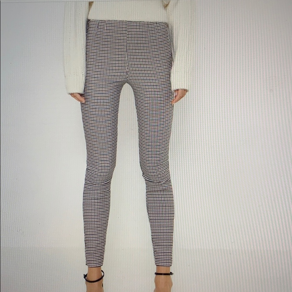 Zara Checkered Leggings